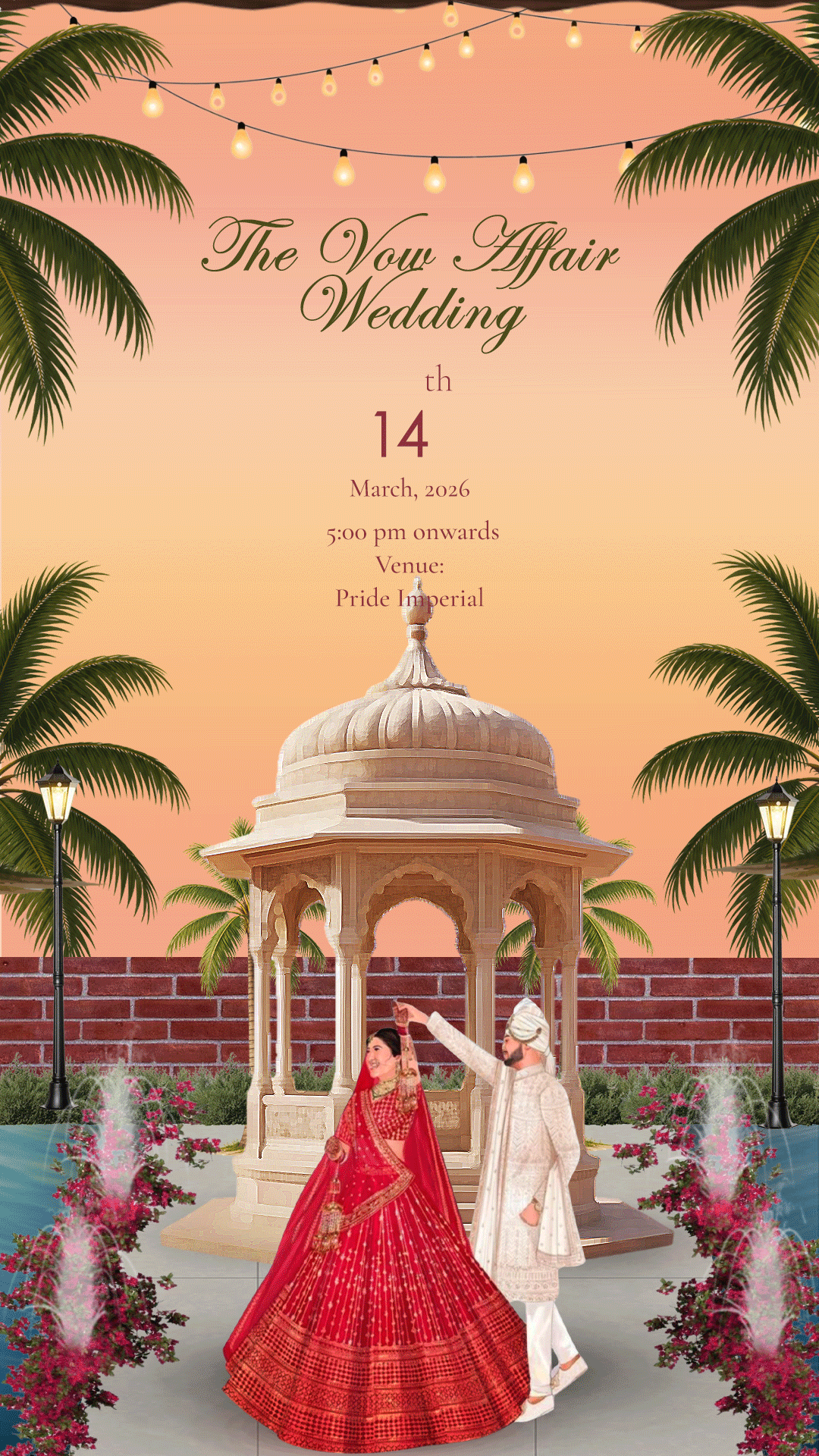 Wedding Vows Page